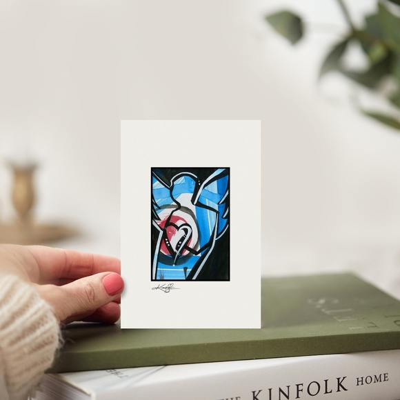 Bundle 12 Original Abstract Artworks, Variety of Subjects, Mixed Media Paintings - Picture 5 of 16